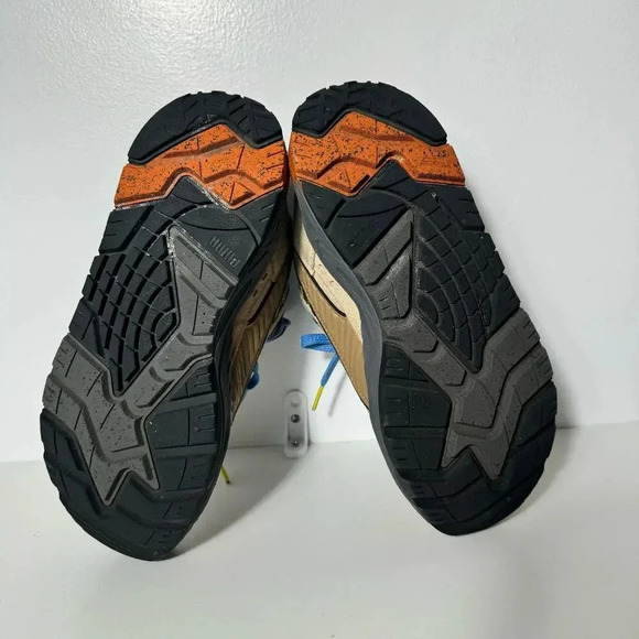PUMA Men's Hiking Outdoors Rs-Trck Explore Sand/Tiger's Eye/Blue Sneakers Sz 5 - Picture 7 of 8